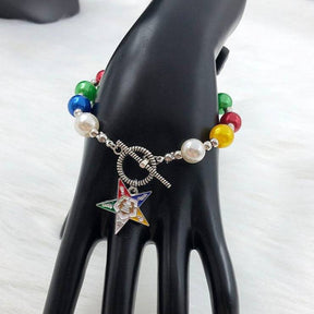 OES Bracelet - Beads With Star Charm