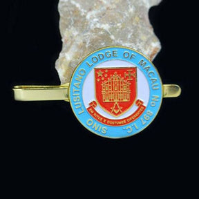 Master Mason Blue Lodge Tie Bar - Sino Lusitano Lodge of Macau No. 897