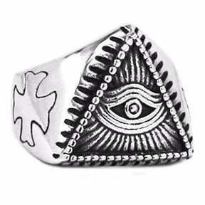 Eye Of Providence Ring - Bold Biker