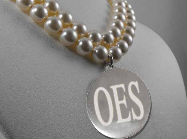 OES Necklace - Double Strand Pearl