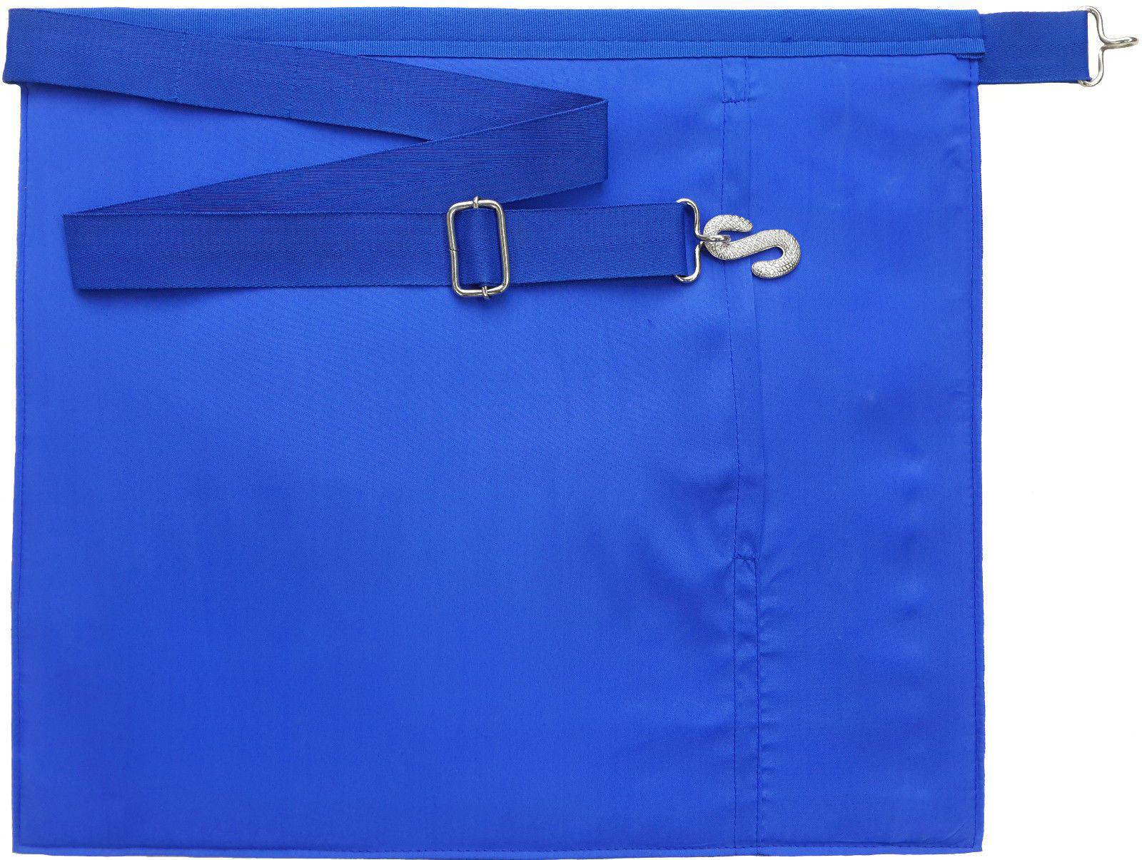 Master Mason Blue Lodge Apron - Square & Compass G Royal Blue