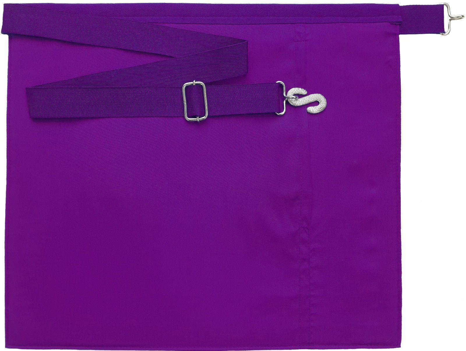 Member Council Apron - Purple & White Grosgrain