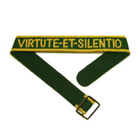 The Royal Order of Scotland Regalia Belt - VIRTUTE ET SILENTIO - Bricks Masons