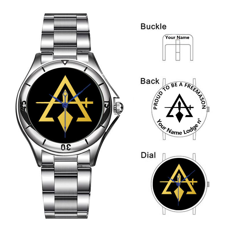 Council Wristwatch - Stainless Steel - Bricks Masons