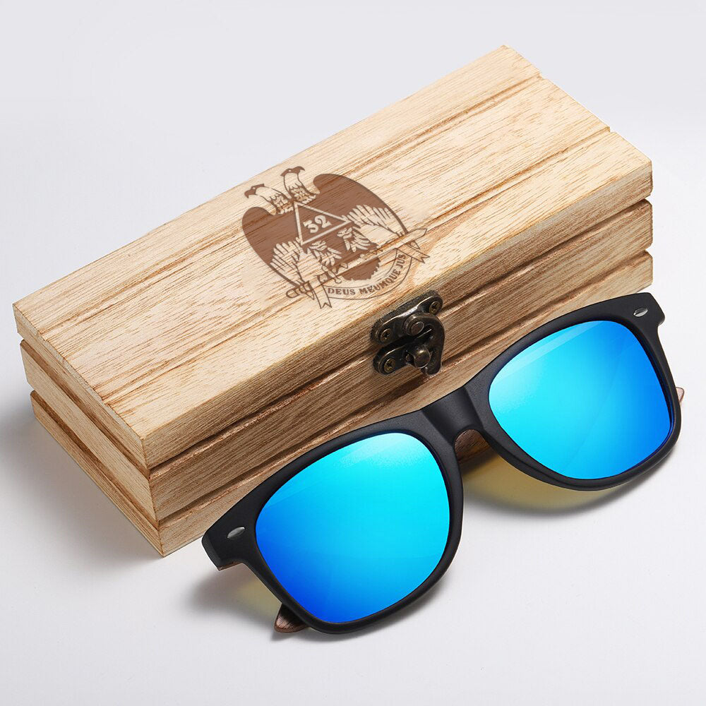 32nd Degree Scottish Rite Sunglasses - Wings Down UV Protection - Bricks Masons