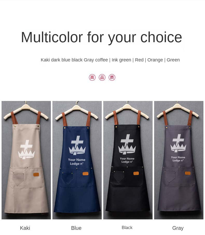 Knights Templar Commandery Work Apron - Various Colors - Bricks Masons