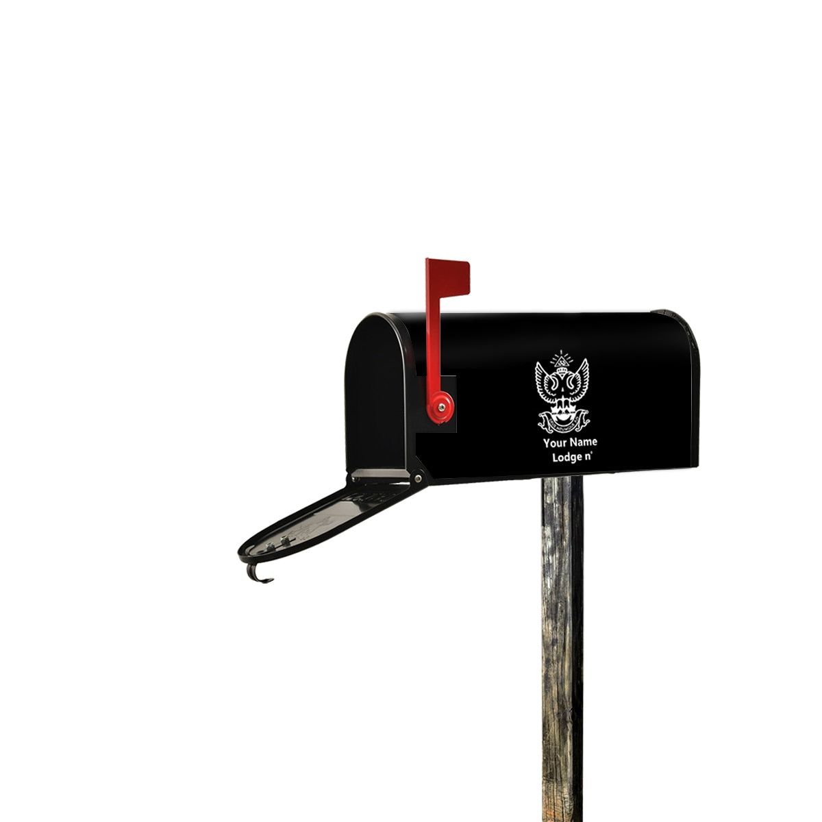 33rd Degree Scottish Rite Mailbox Cover - Wings Up Magnetic & Waterproof - Bricks Masons