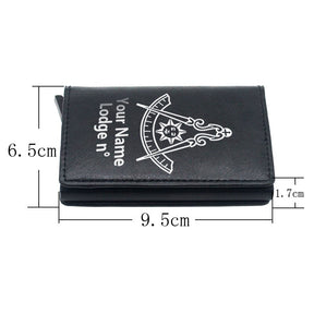 Past Master Blue Lodge California Regulation Wallet - Various Colors - Bricks Masons