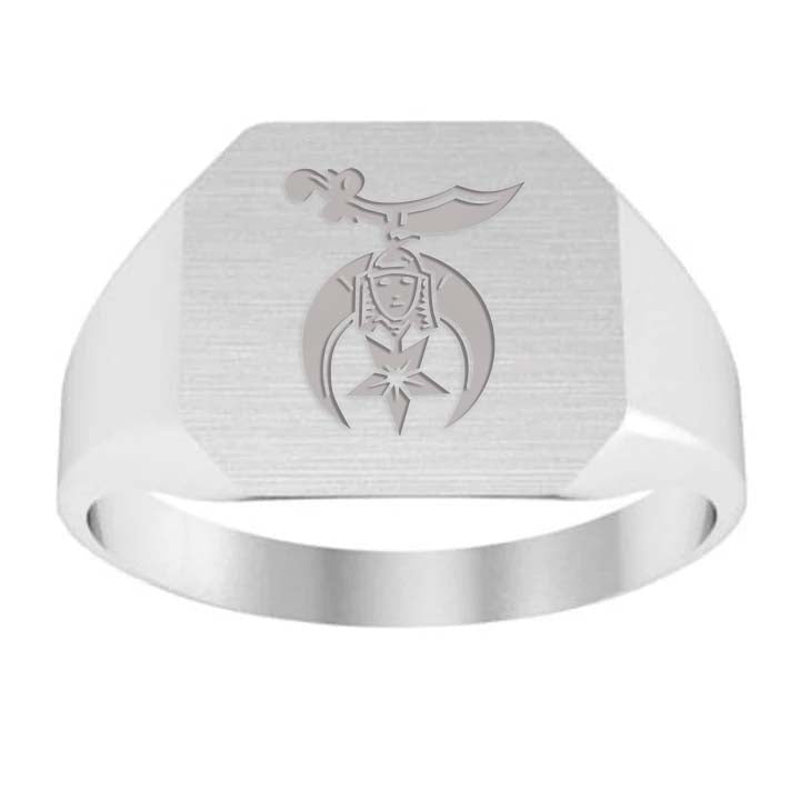 Shriners Ring - Sterling Silver - Bricks Masons