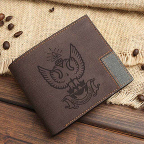 33rd Degree Scottish Rite Wallet - Wings Up Leather Various Colors - Bricks Masons