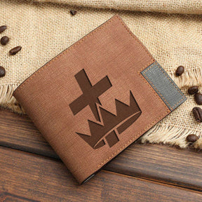 Knights Templar Commandery Wallet - Leather Various Colors - Bricks Masons