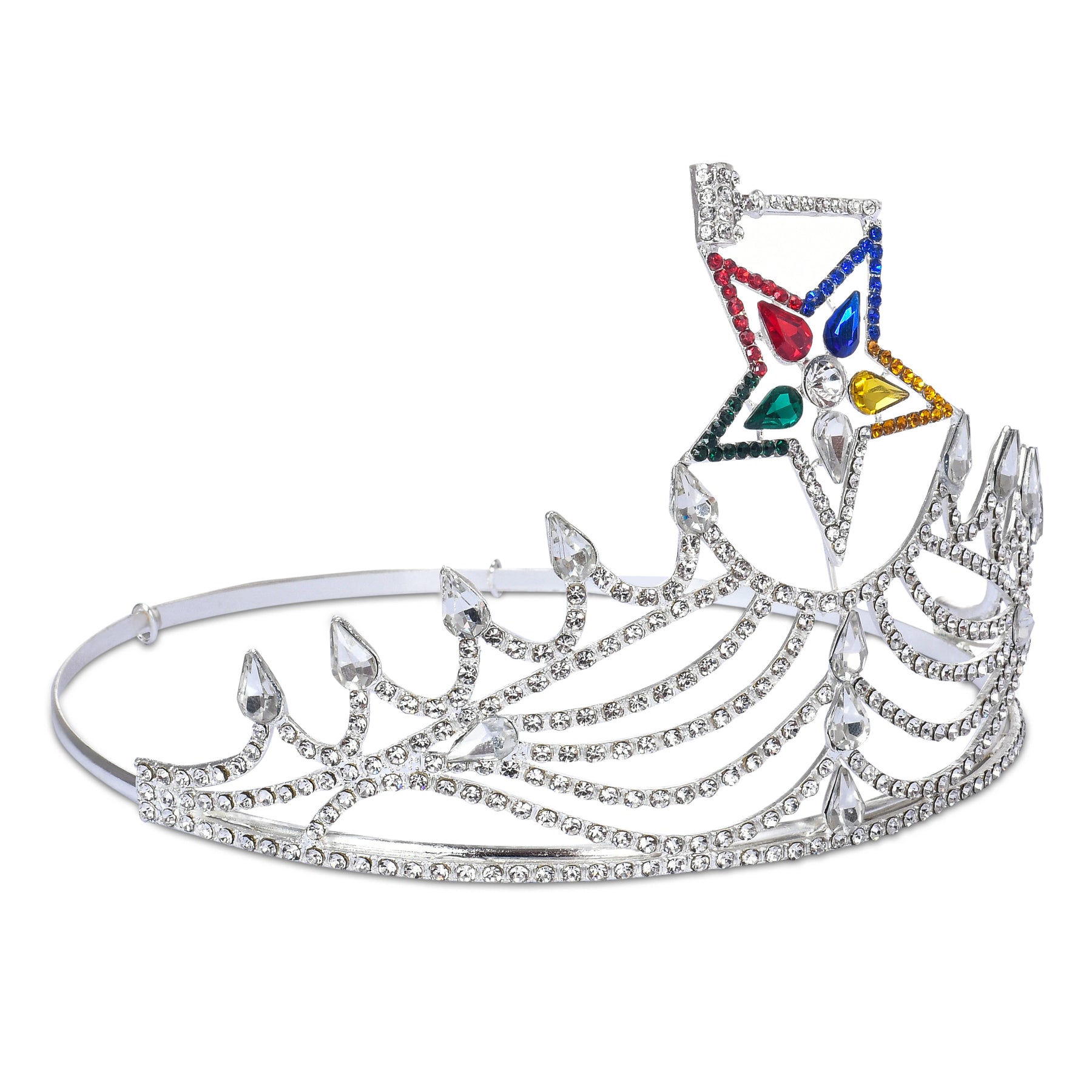 Worthy Matron OES Crown - Silver - Bricks Masons