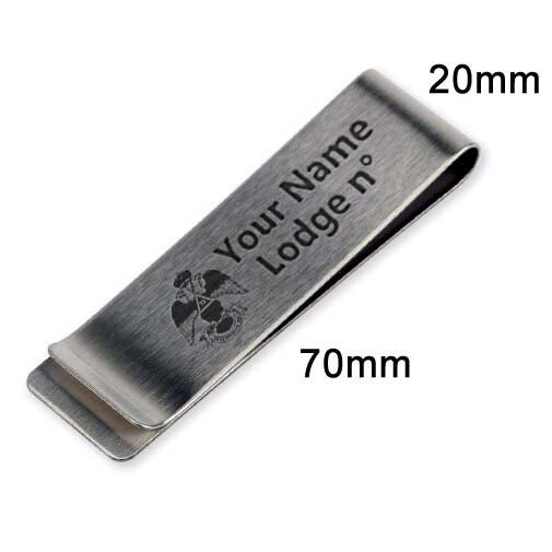 33rd Degree Scottish Rite Pen Holder - Wings Down Black & Brown Leather - Bricks Masons