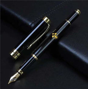 33rd Degree Scottish Rite Pen - Wings Down Black & Gold - Bricks Masons