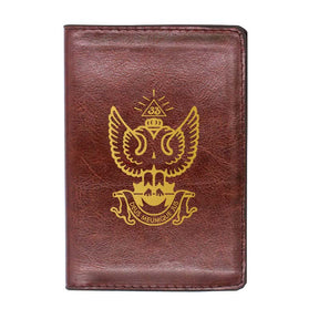 33rd Degree Scottish Rite Wallet - Wings Up Black & Brown - Bricks Masons