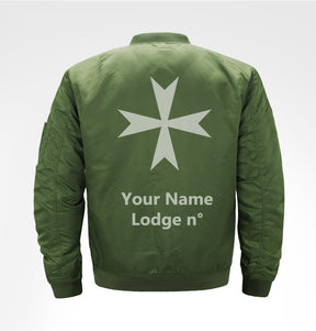 Order Of Malta Commandery Jacket - Various Colors - Bricks Masons