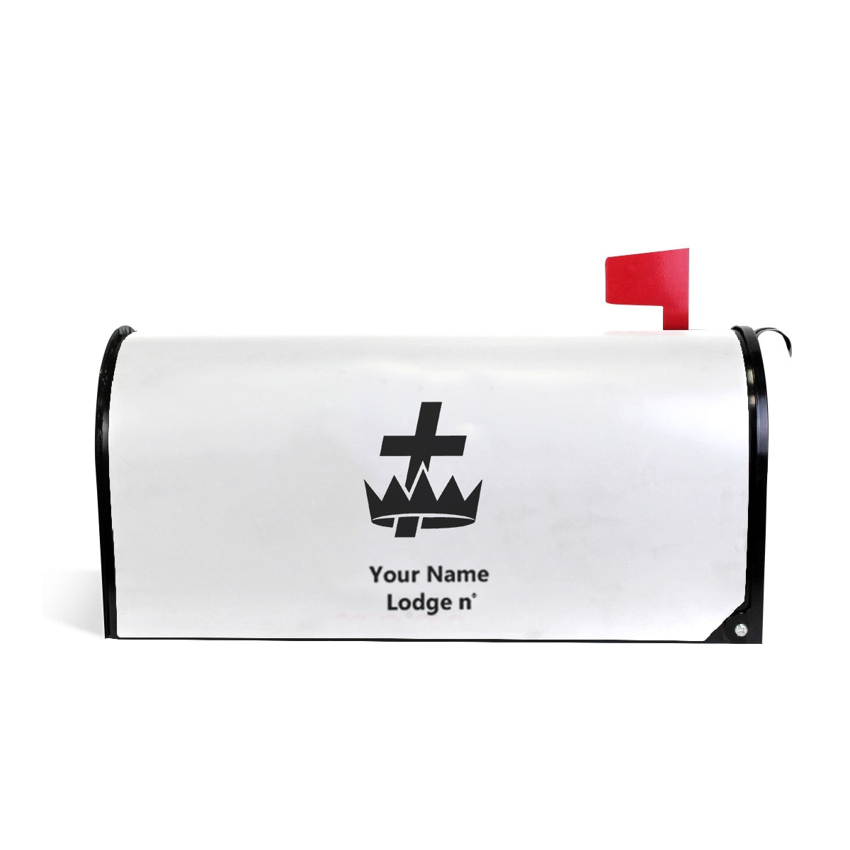 Knights Templar Commandery Mailbox Cover - Magnetic & Waterproof - Bricks Masons