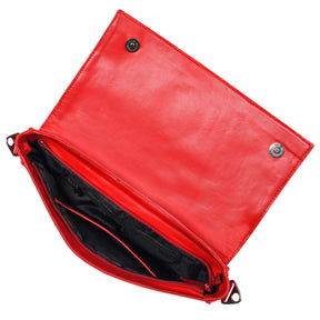 OES Handbag - Red Leather - Bricks Masons