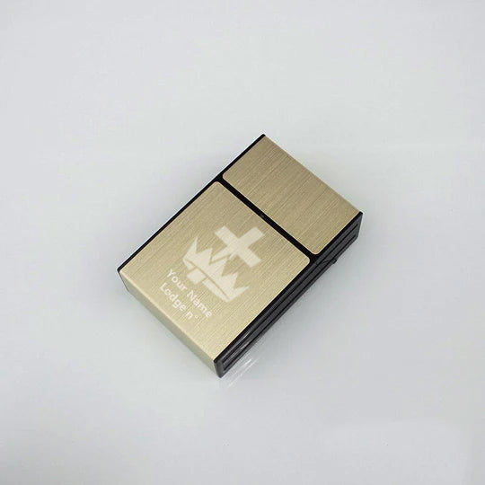 Knights Templar Commandery Cigarette Case - Various Colors - Bricks Masons