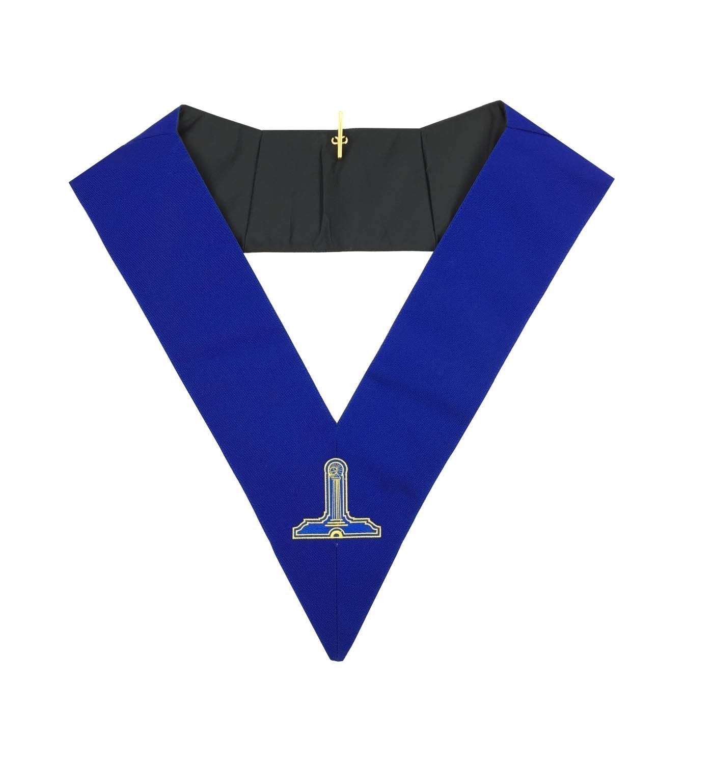 Lodge Officers Machine Embroidery Collars (1 unit) - Bricks Masons