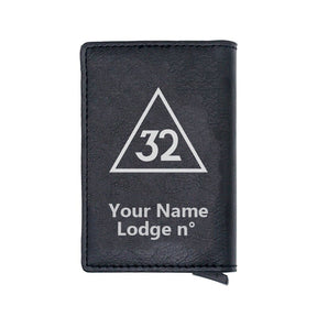 32nd Degree Scottish Rite Wallet - Various Colors - Bricks Masons