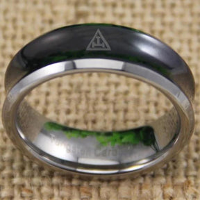 Royal Arch Chapter Ring - Black Silver Edges - Bricks Masons