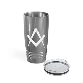 Master Mason Blue Lodge Ringneck Tumbler - Square & Compass 20oz - Bricks Masons