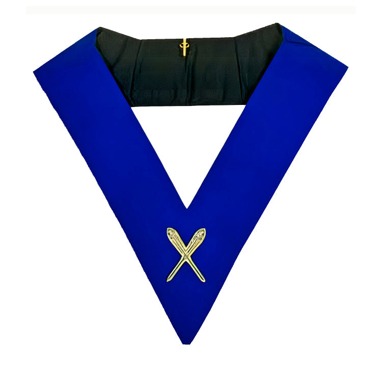 Secretary Blue Lodge Collar - Royal Blue - Bricks Masons
