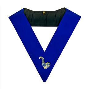 Junior Steward Blue Lodge Collar - Royal Blue - Bricks Masons