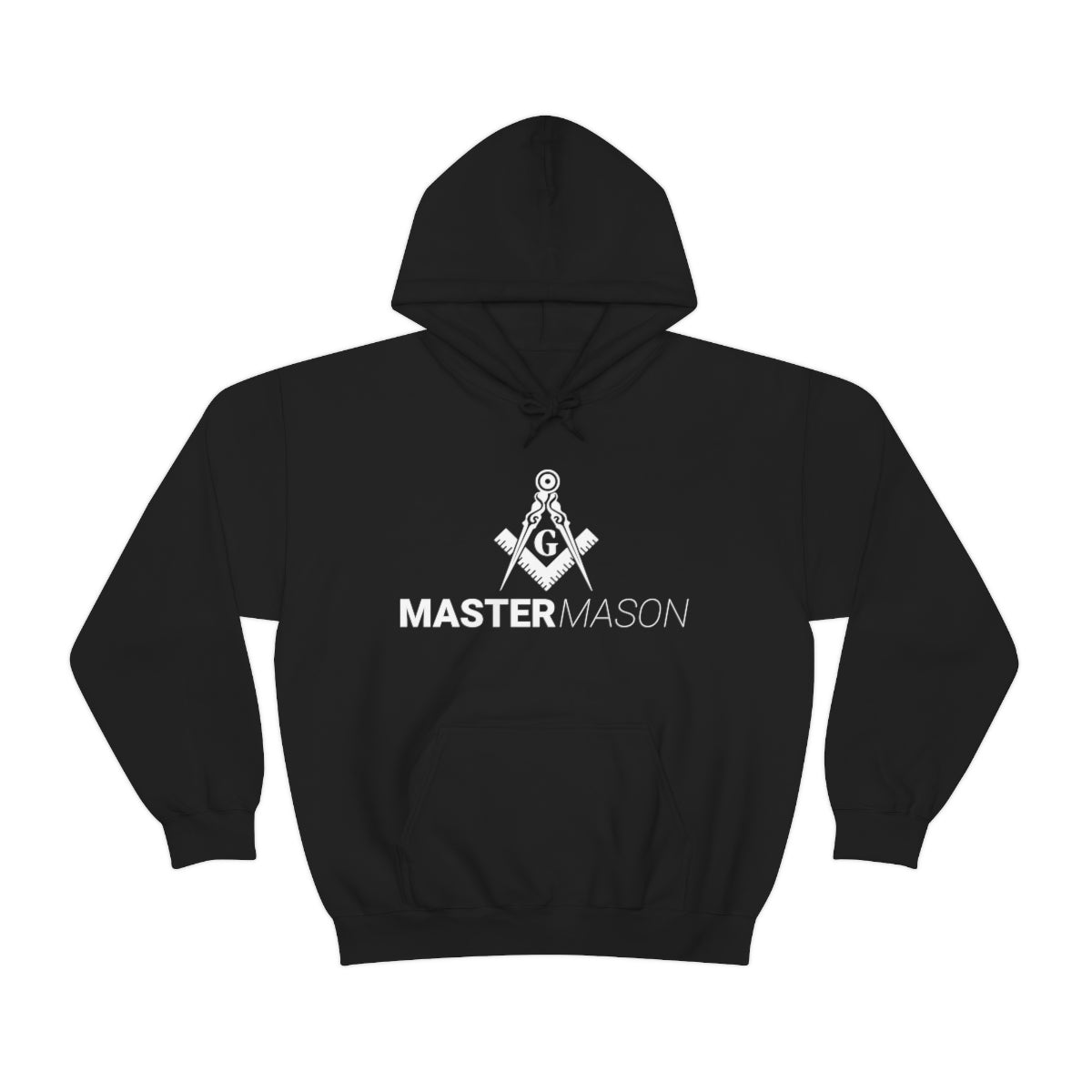 Master Mason Blue Lodge Hoodie - Black Square and Compass G Ugly - Bricks Masons