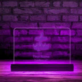 Knights Templar Commandery LED Sign - 3D Glowing light - Bricks Masons