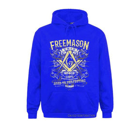Master Mason Blue Lodge Hoodie - "So Mote It Be" SMIB Square & Compass G - Bricks Masons