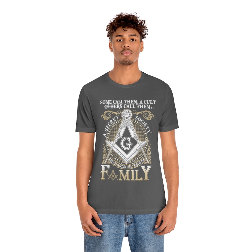 Masonic T-Shirt - I Call Them Family - Bricks Masons