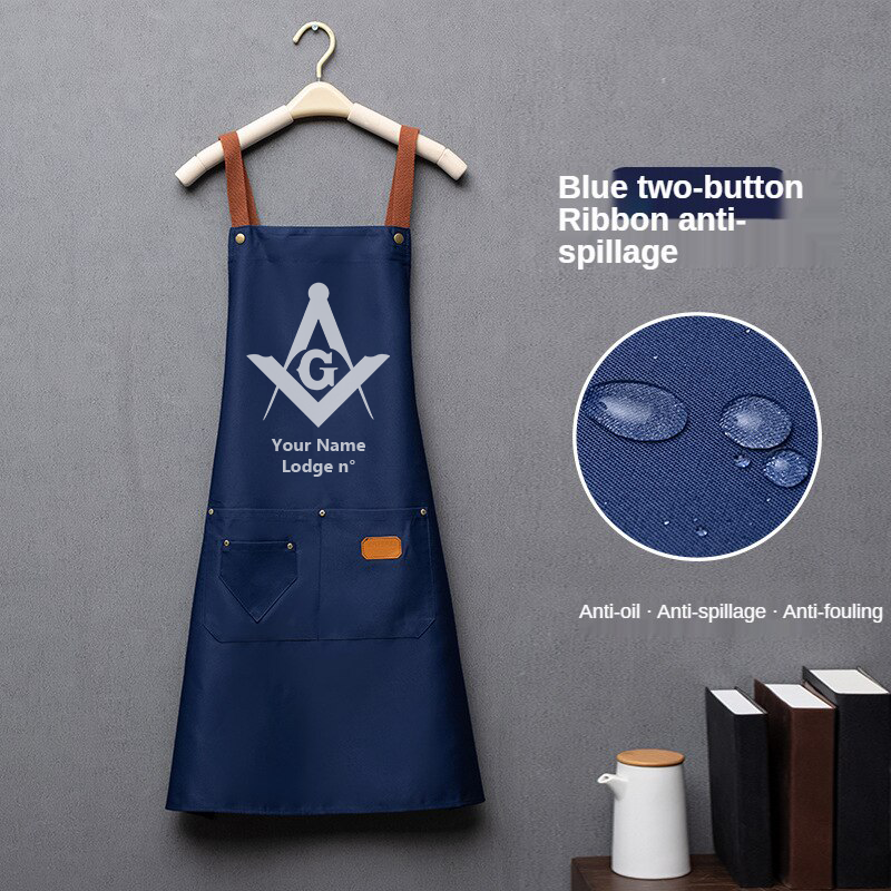 Master Mason Blue Lodge Work Apron - Various Colors - Bricks Masons