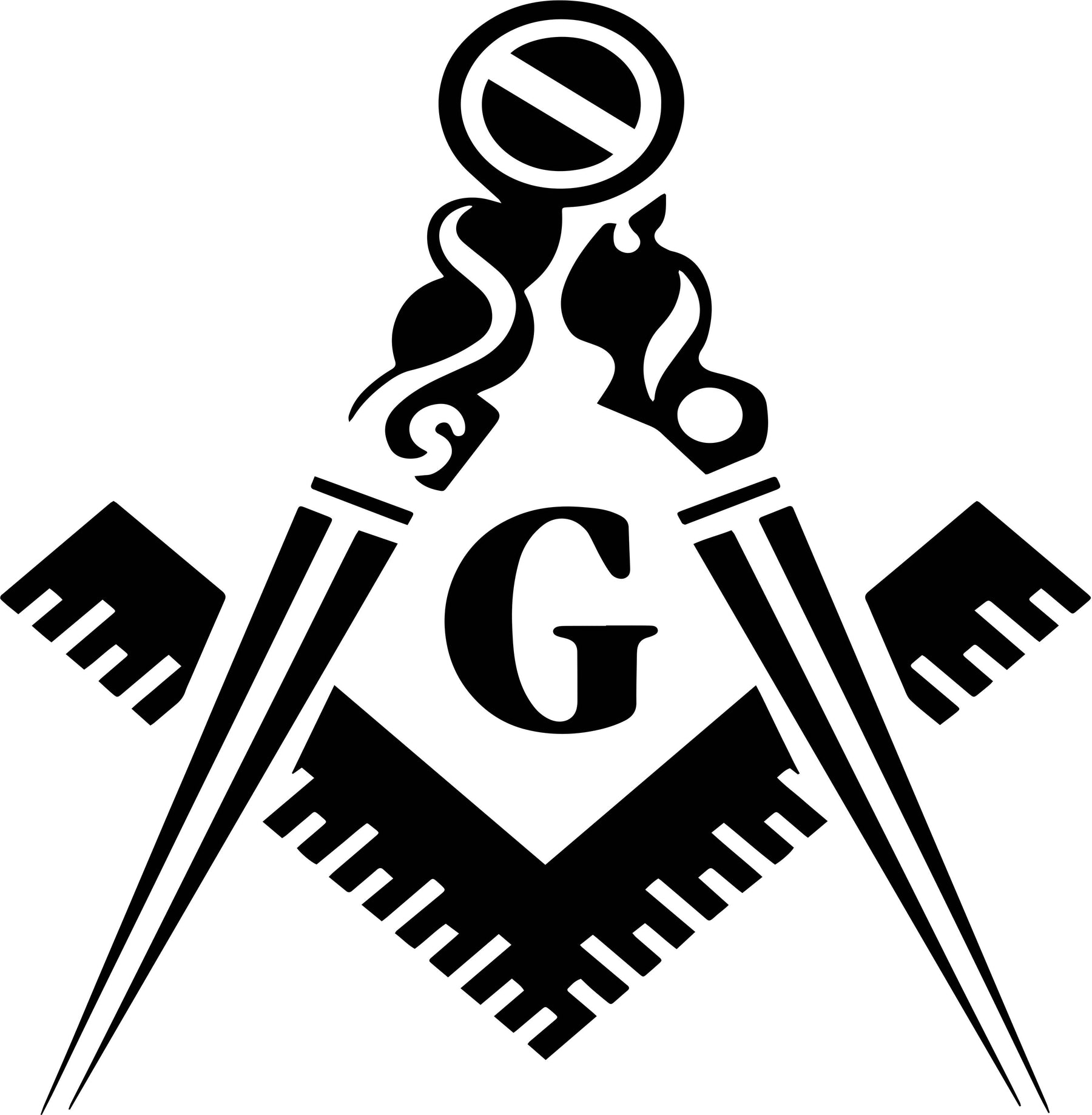 Master Mason Blue Lodge Wristwatch - Various Wood Colors - Bricks Masons