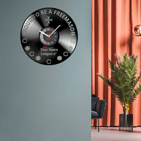 Order Of Malta Commandery Clock - Vinyl Record - Bricks Masons