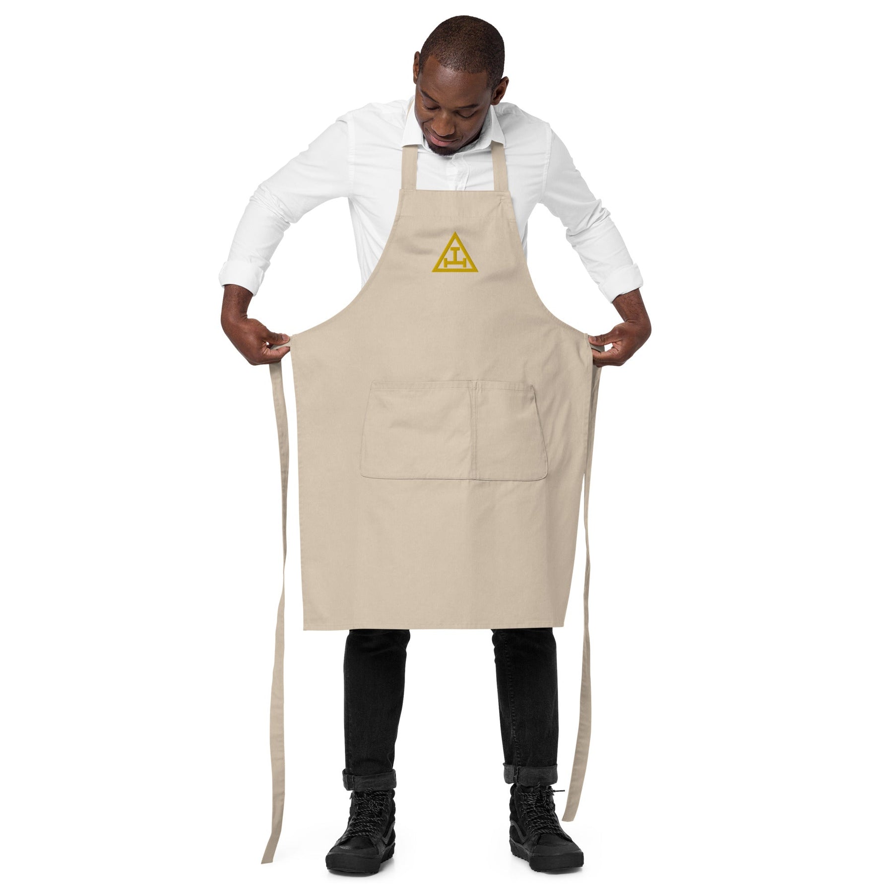 Royal Arch Chapter Kitchen Apron - Various Organic Cotton Colors - Bricks Masons