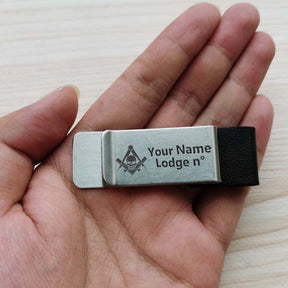 Widows Sons Pen Holder - Black & Brown Leather - Bricks Masons