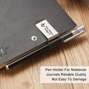 Widows Sons Pen Holder - Black & Brown Leather - Bricks Masons